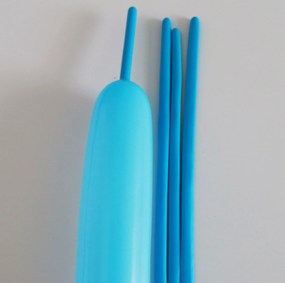 30cm Baby Blue Matte Color Long Latex Balloon
