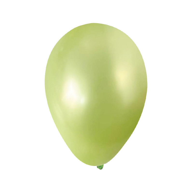 5 Inch Pearlescent Fruit Green Latex Balloon