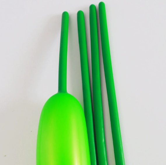 30cm Green Matte Color Long Latex Balloon