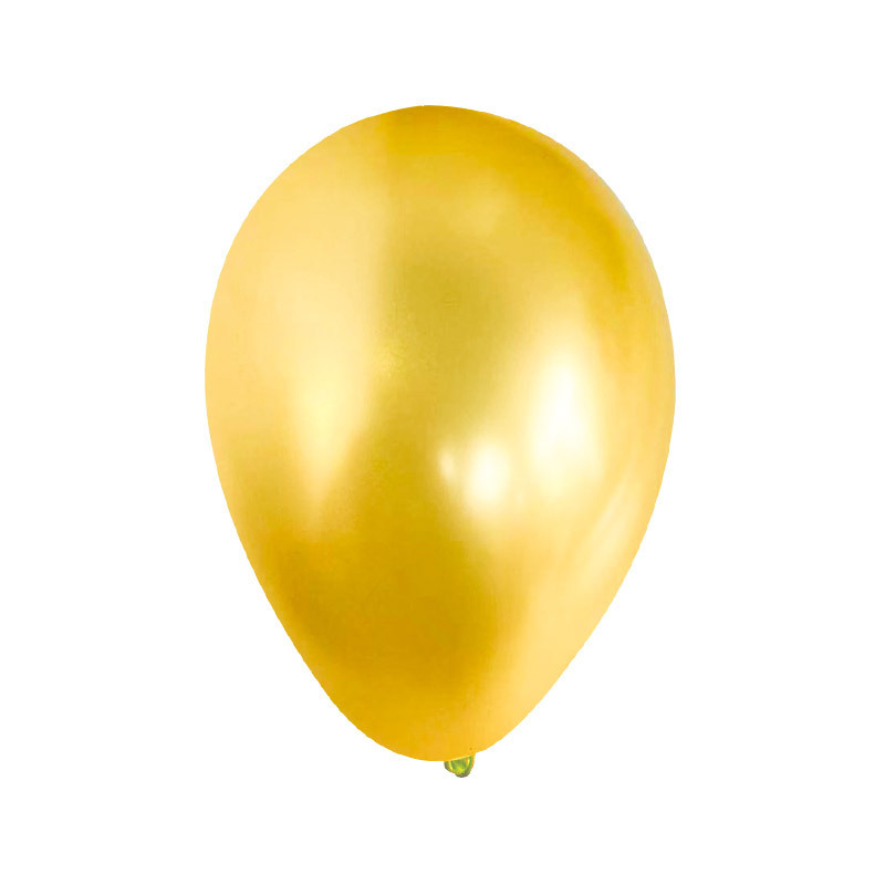 5 Inch Pearlescent Golden Latex Balloon