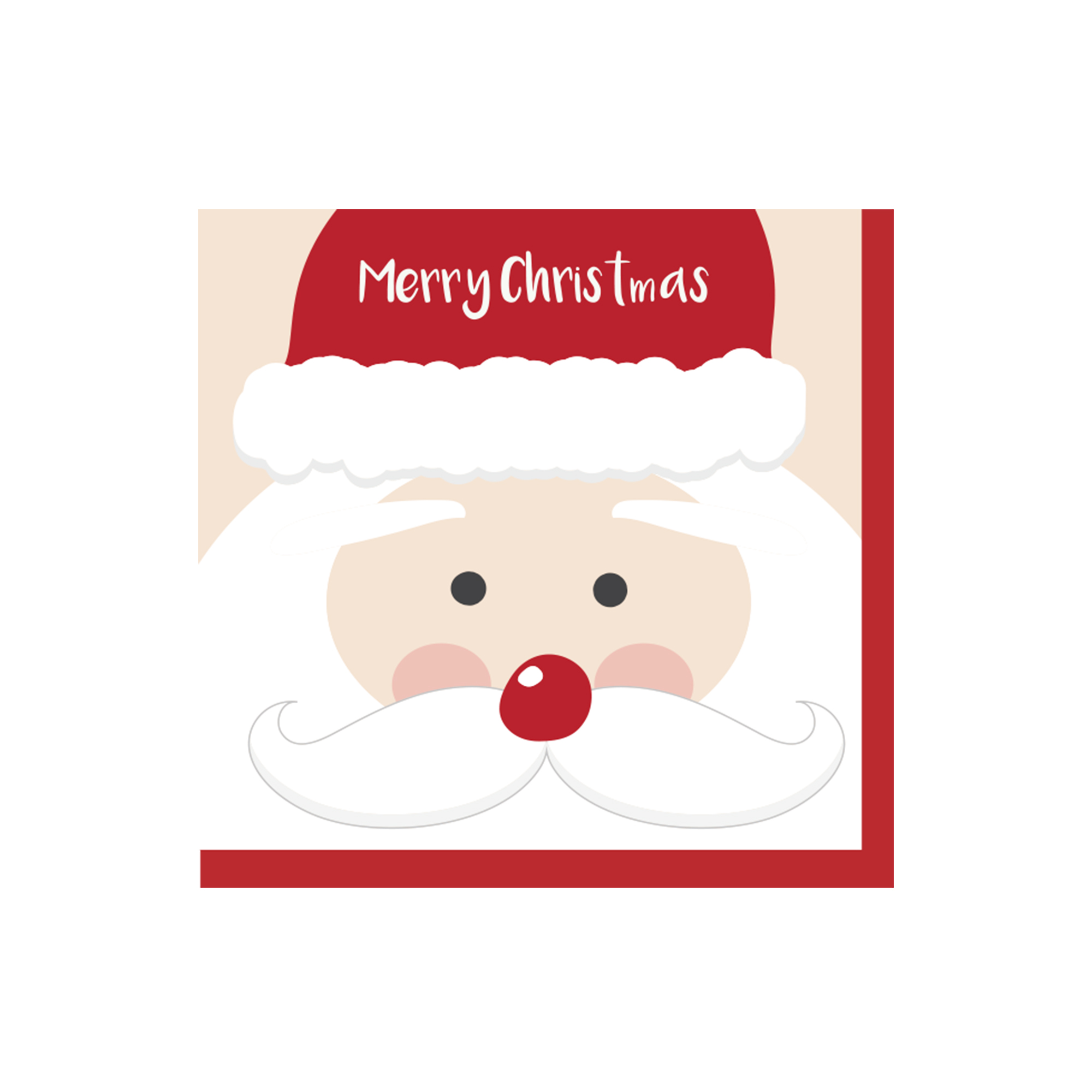 Christmas Theme Father Christmas Pattern Napkin