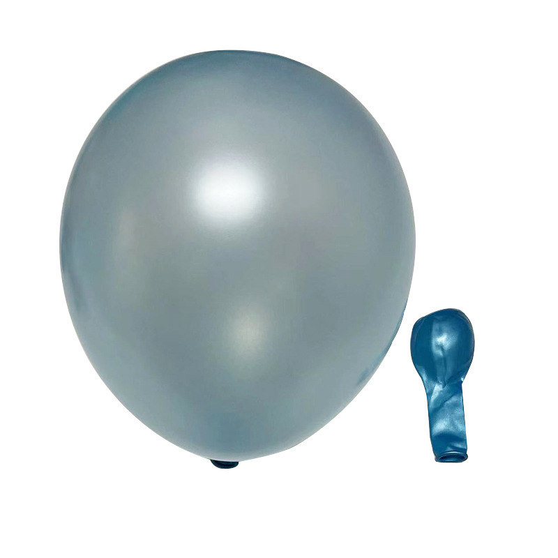 10 Inch Pearlescent Light Blue Latex Balloon