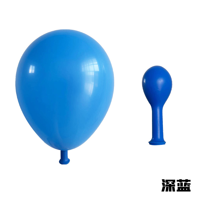 18inch Dark Blue Standard Color Latex Balloon