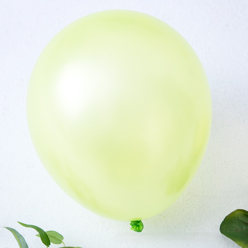 36 Inch Pearlescent Fruit Green Latex Balloon