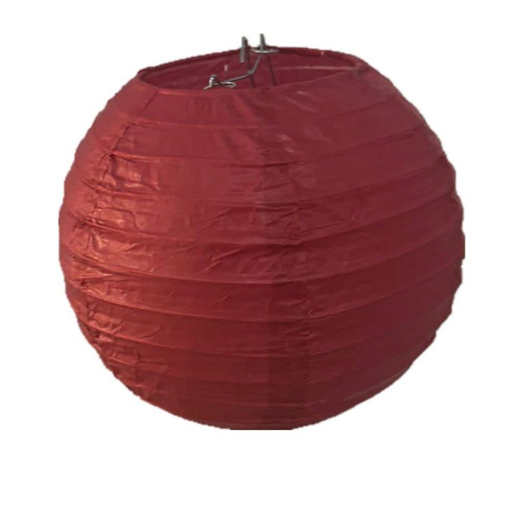 10 inch Wine Red Paper Lantern
