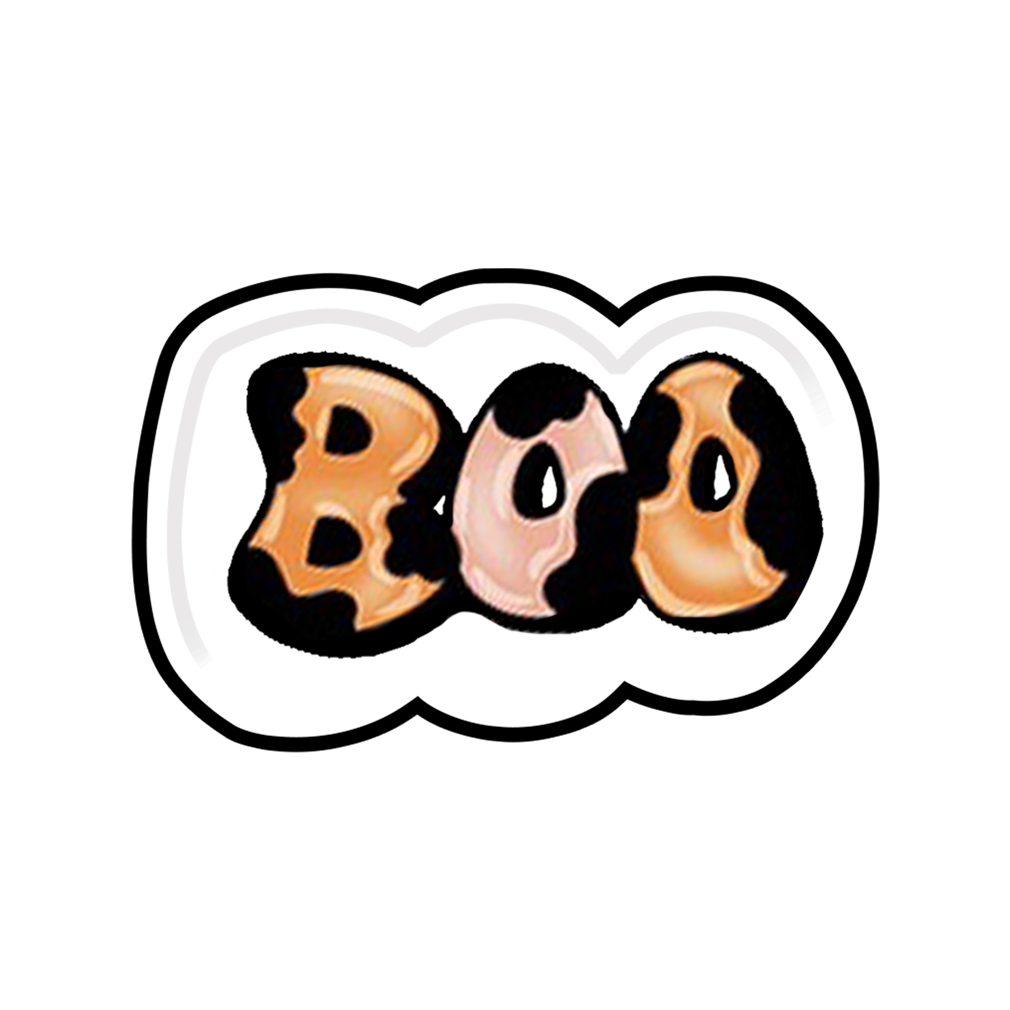 Halloween Theme Die-Cut Line Dessert Plate