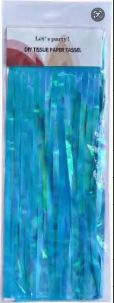 25*35CM Blue Tassel