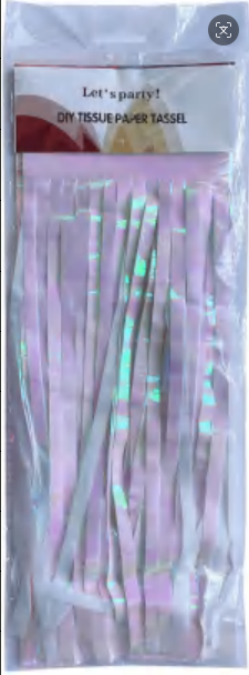 25*35CM White Tassel