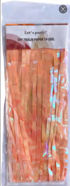 25*35CM Orange Tassel