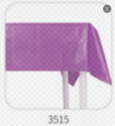 134*274CM Purple Aluminum Foil Tablecloth