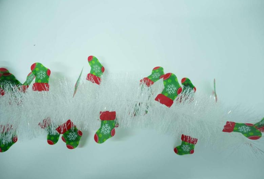 Transparent Christmas Stocking 4-ply Tinsel Garland