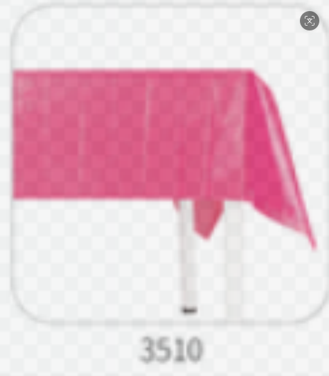 134*274CM Rose Red Aluminum Foil Tablecloth