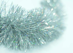 Simple Design Silver 4-ply Tinsel Garland