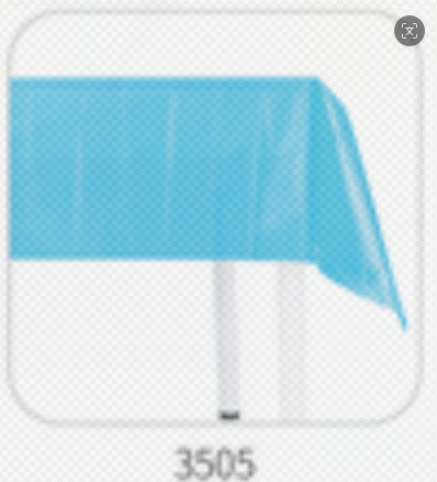 134*274CM Blue Aluminum Foil Tablecloth