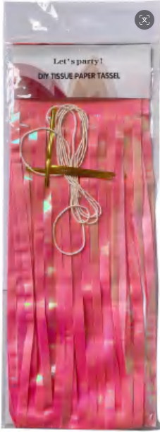 25*35CM Pink Tassel