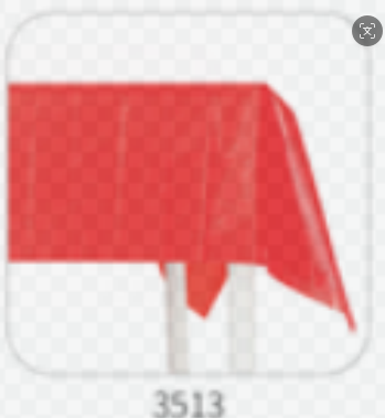 134*274CM Red Aluminum Foil Tablecloth