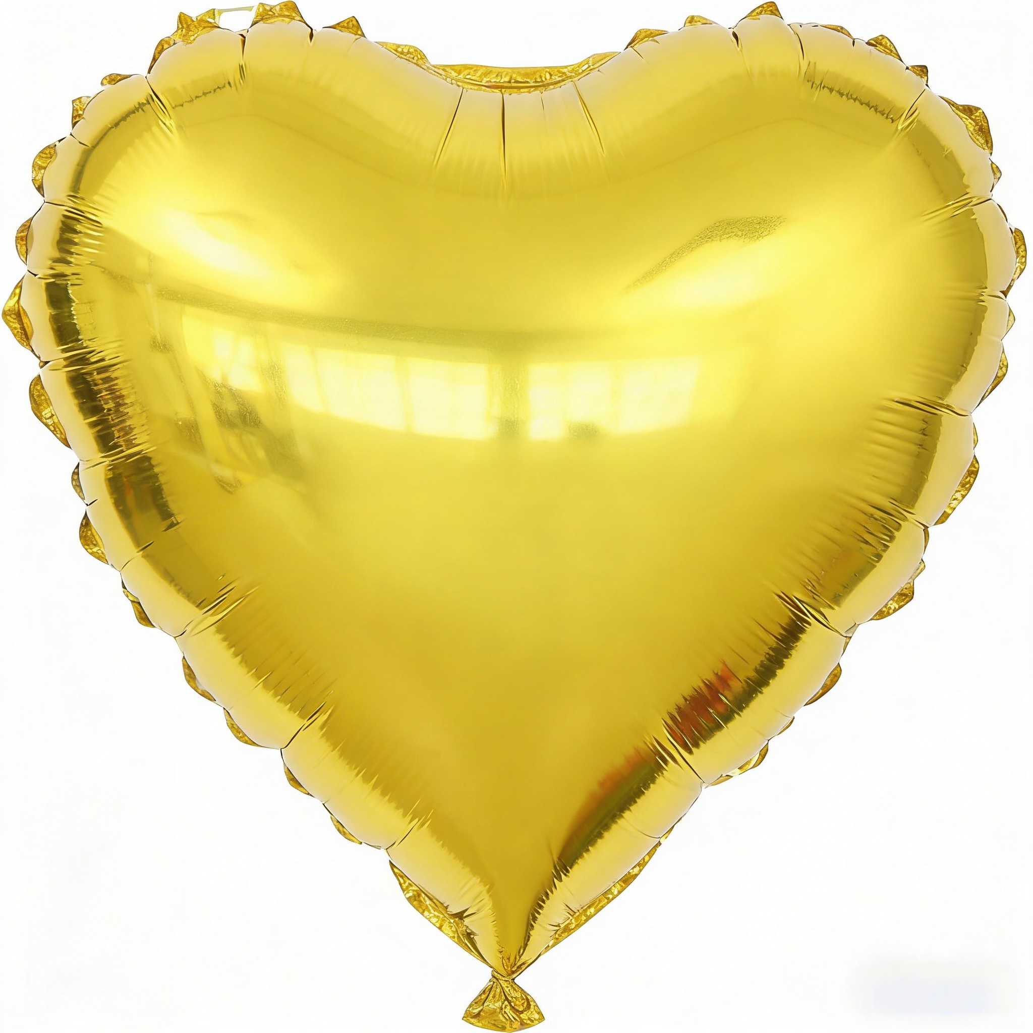 5 inch Gold Heart Shaped Foil Balloon