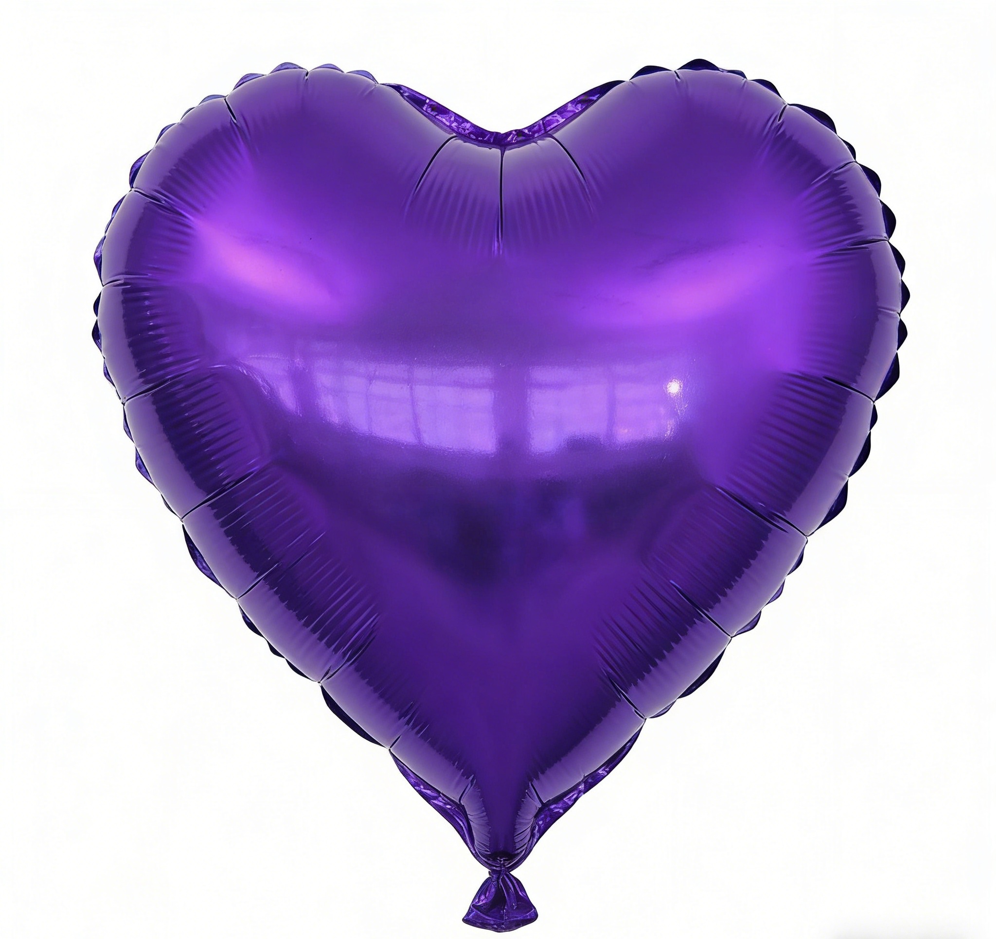 5 inch Purple Heart Shaped Foil Balloon