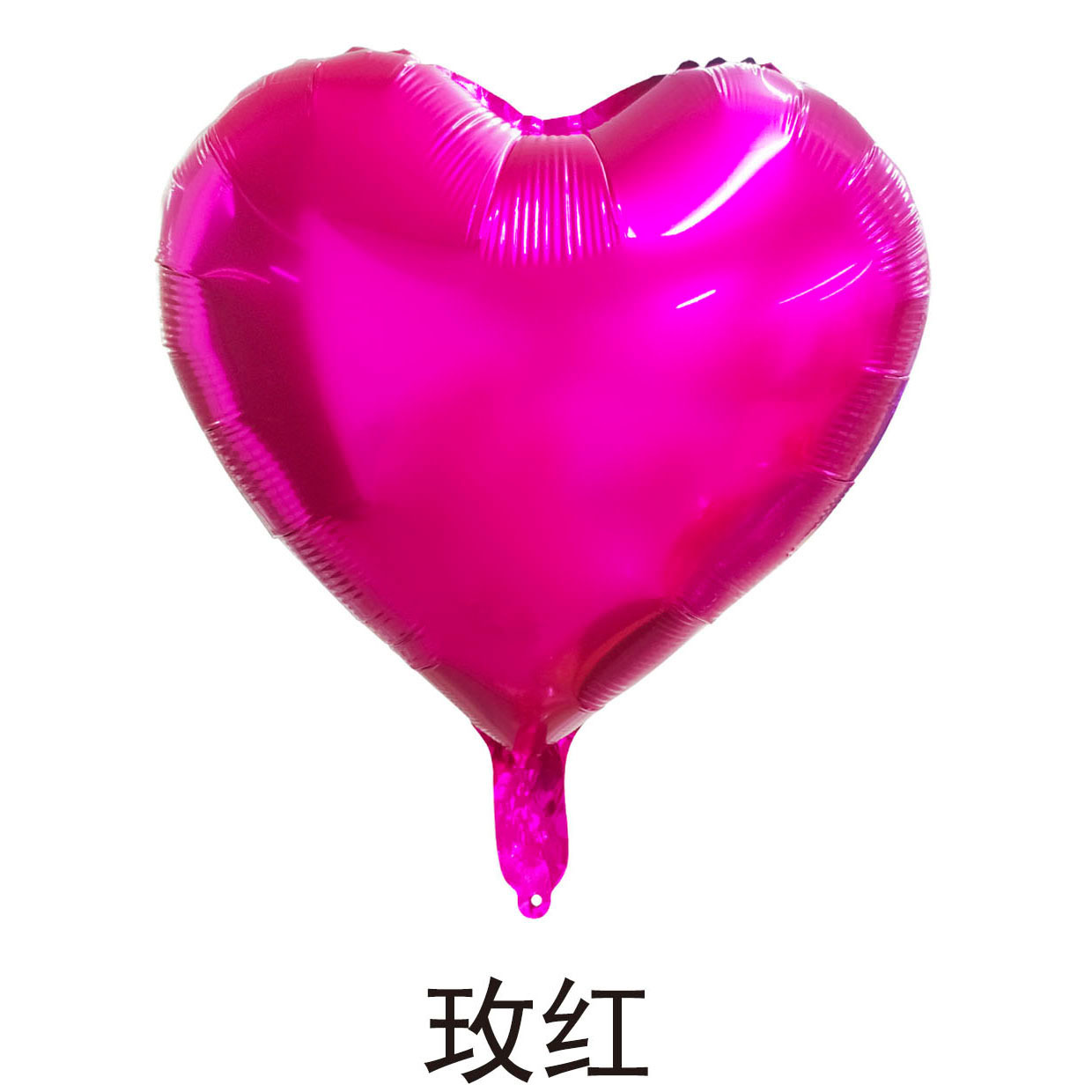18 inch Rose Red Heart Shaped Foil Balloon
