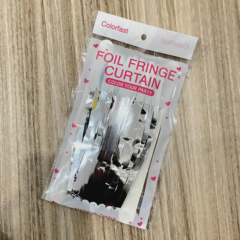 Tinsel Curtain Light Color Silver