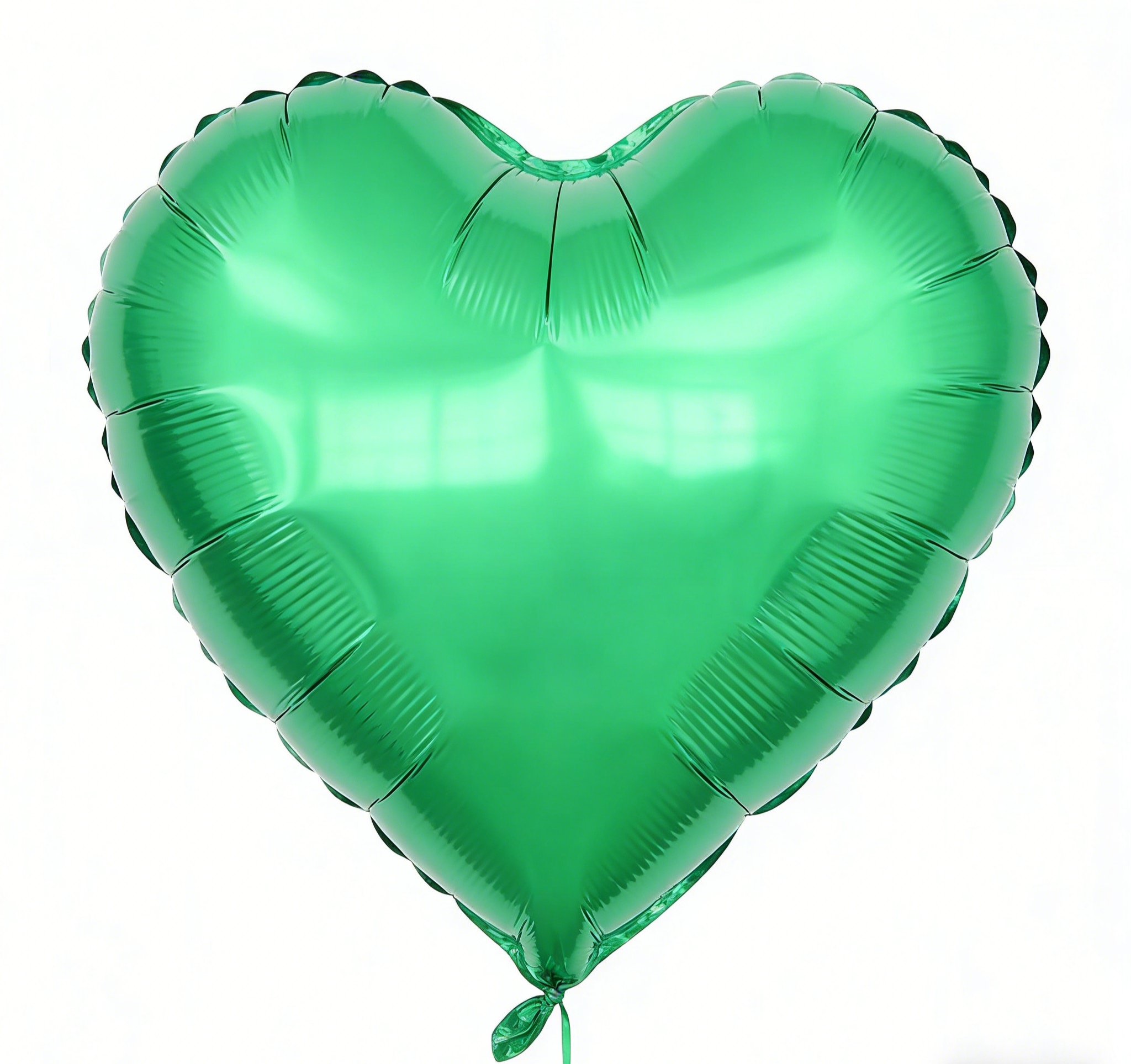 10 inch Green Heart Shaped Foil Balloon