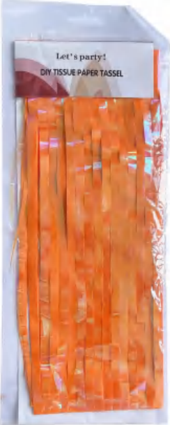 25*35CM Orange Tassel