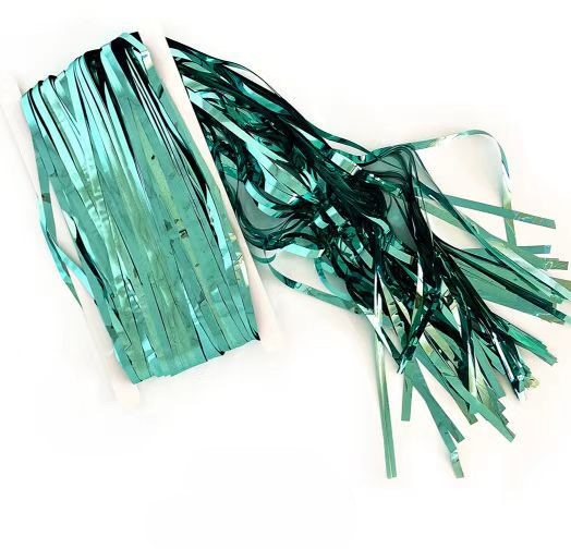 Tinsel Curtain Light Color Metallic Mint Green