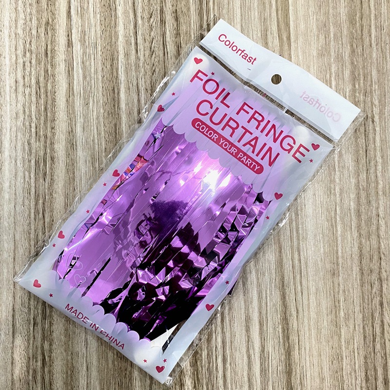 Tinsel Curtain Light Color Light Purple