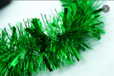 9*200 CM 4-ply Green Tinsel Garland