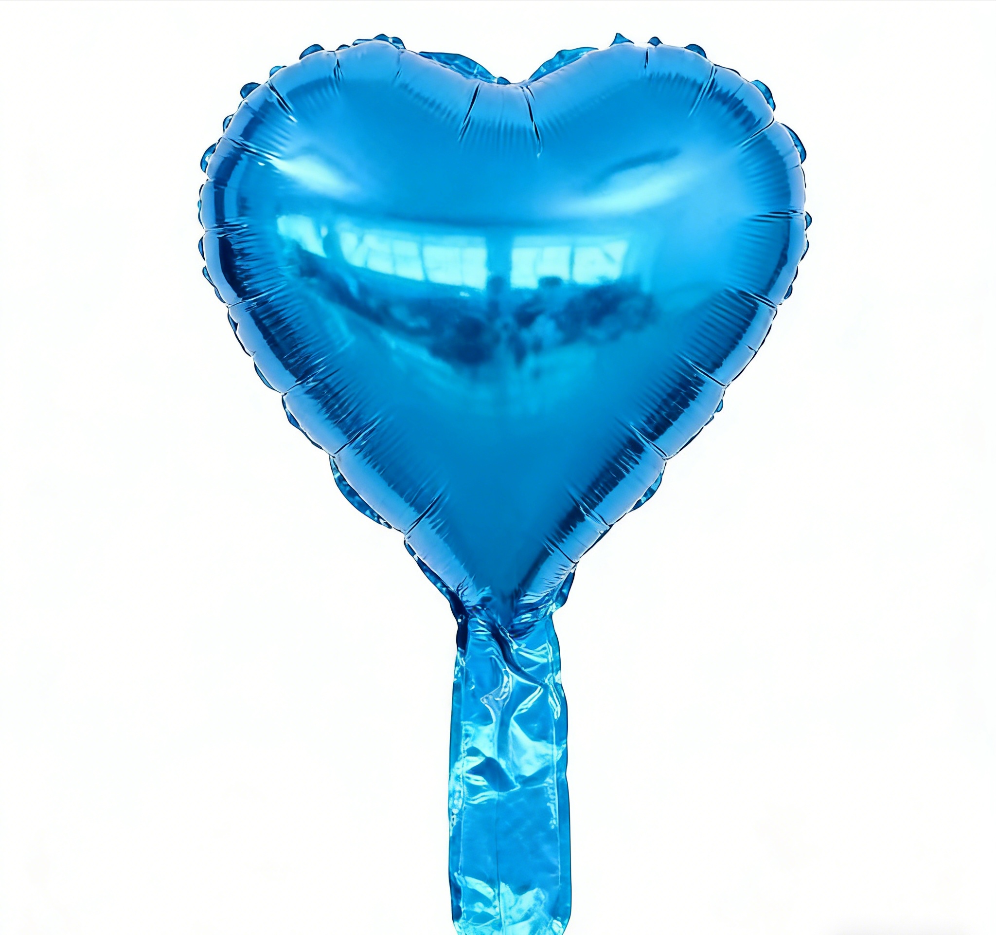 5 inch Blue Heart Shaped Foil Balloon