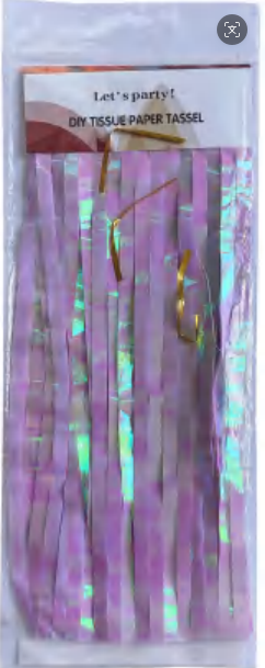 25*35CM Purple Tassel