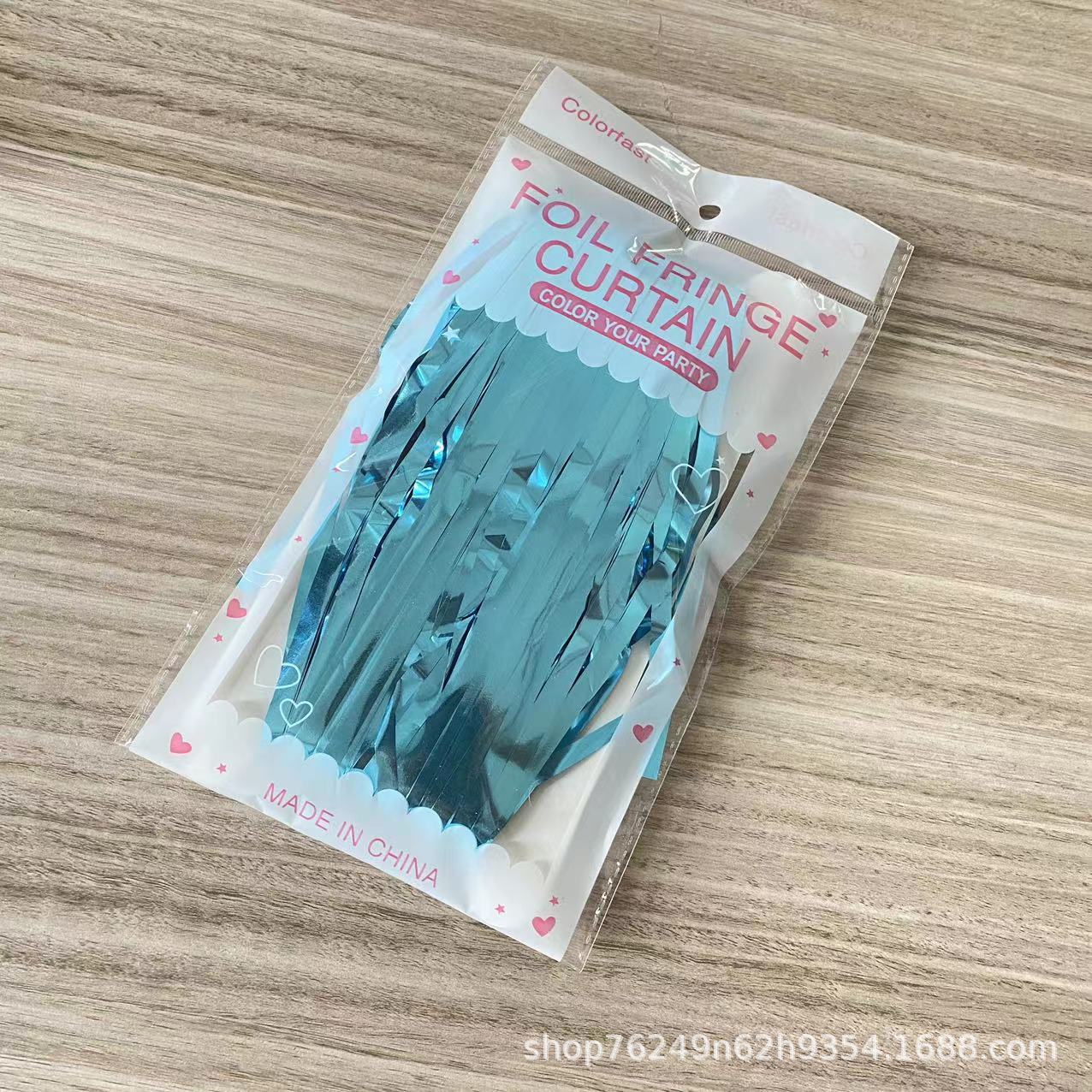 Tinsel Curtain Light Color Light Blue