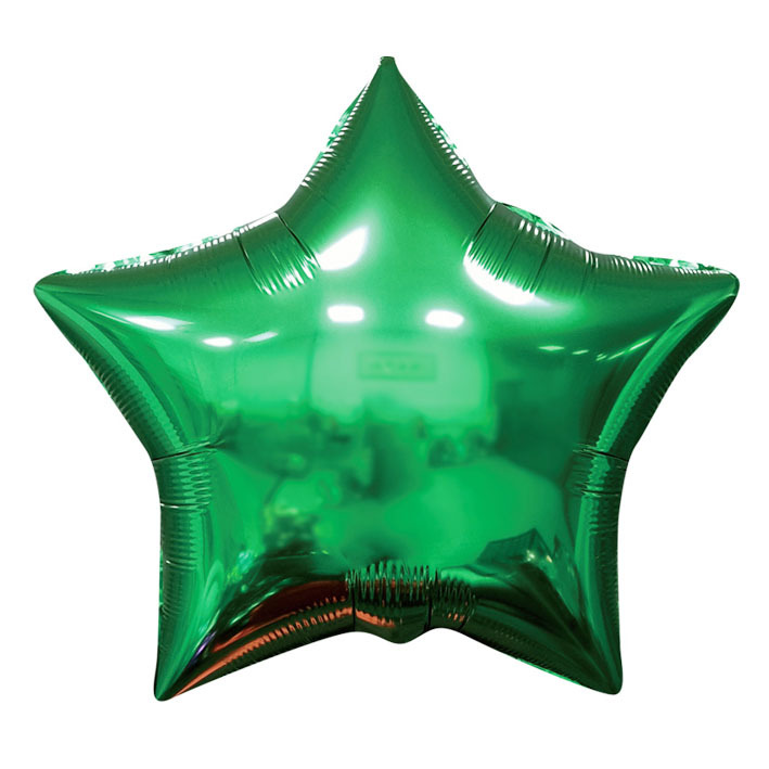 18inch Green Star Shaped Foil Balloon