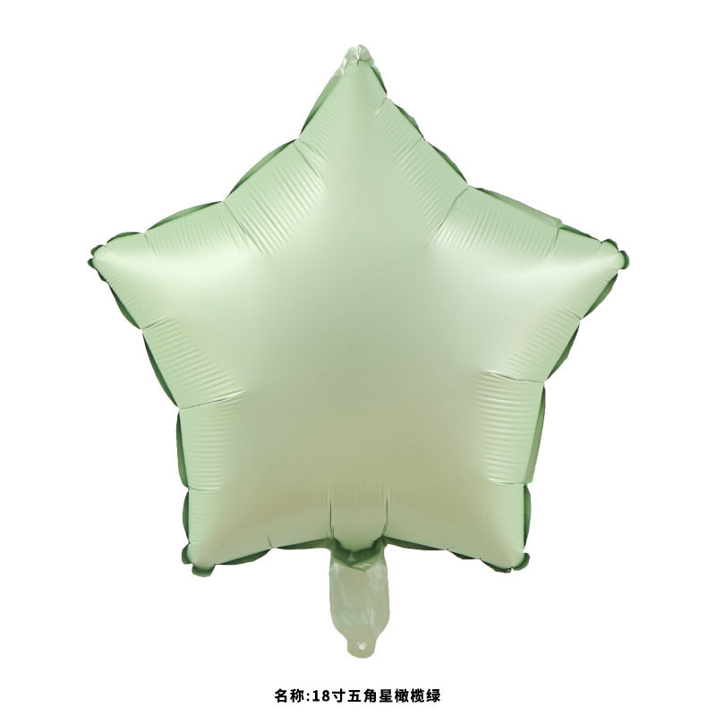 18inch Olive Green Star Shaped Foil Balloon
