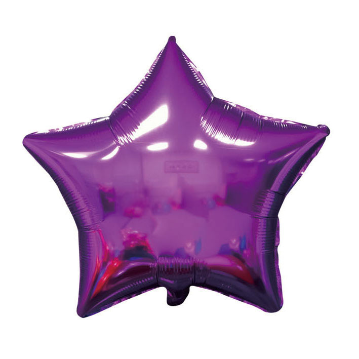 18inch Purple Star Shaped Foil Balloon