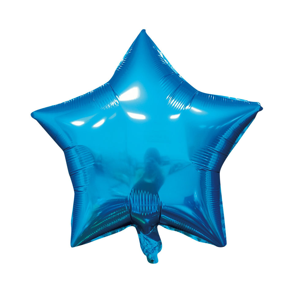 18inch Pearl Blue Star Shaped Foil Balloon