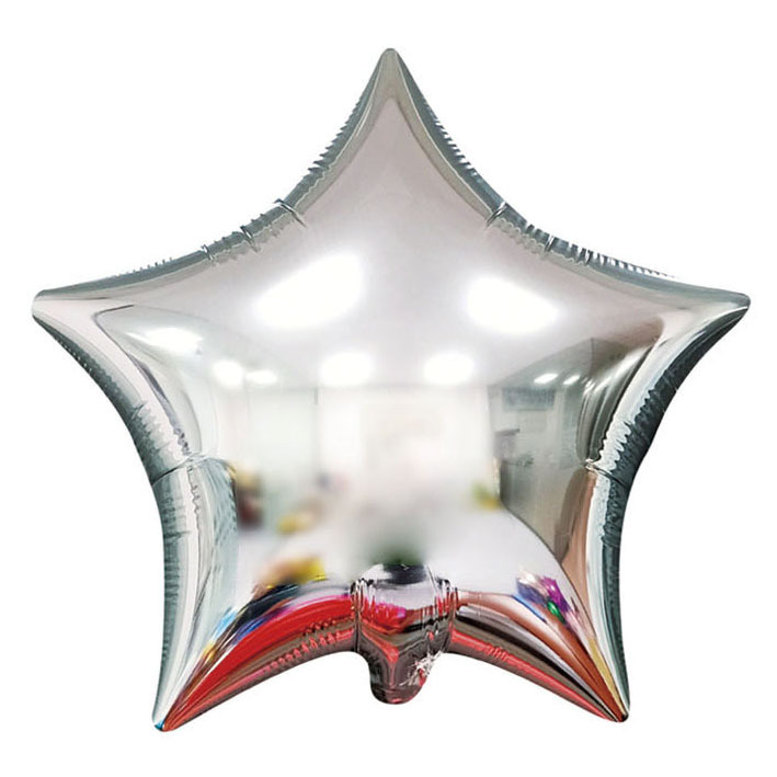 18inch Sliver Star Shaped Foil Balloon