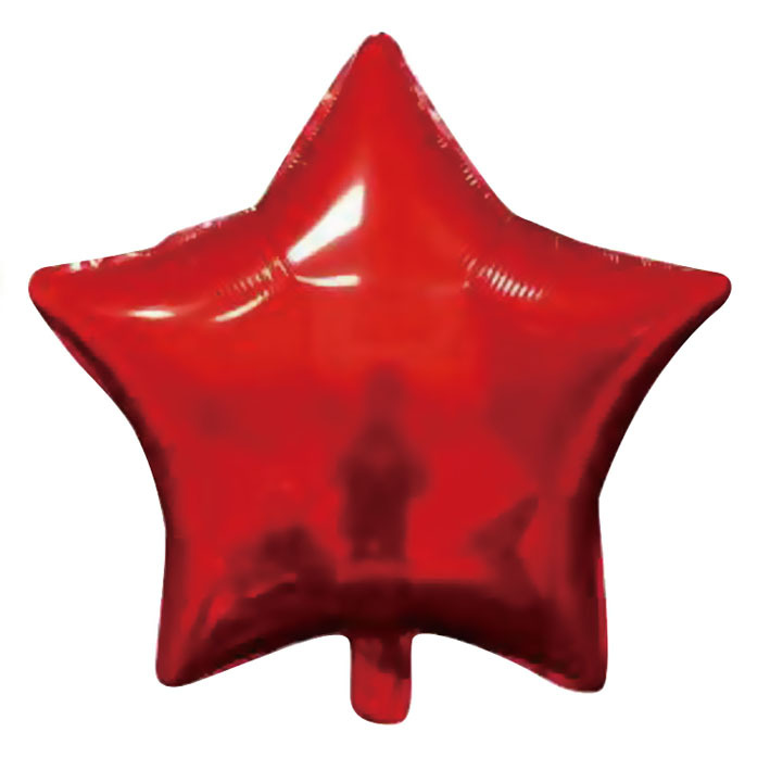 18inch Red  Star Shaped Foil Balloon