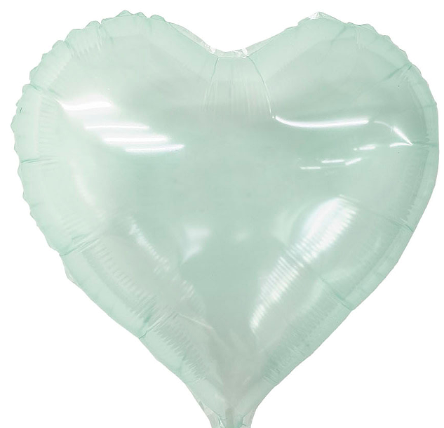 18 inch Jelly Blue Heart Shaped Foil Balloon