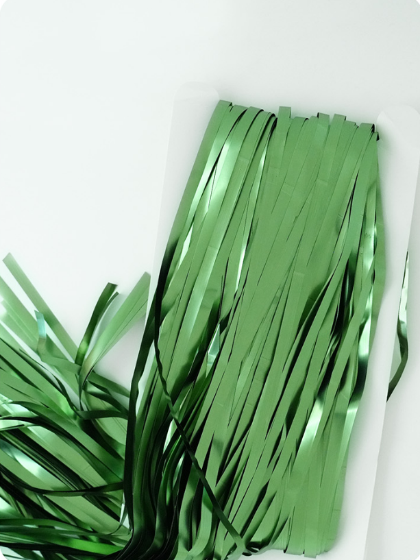 Tinsel Curtain Foil Curtain Macaron Color Series Light Green