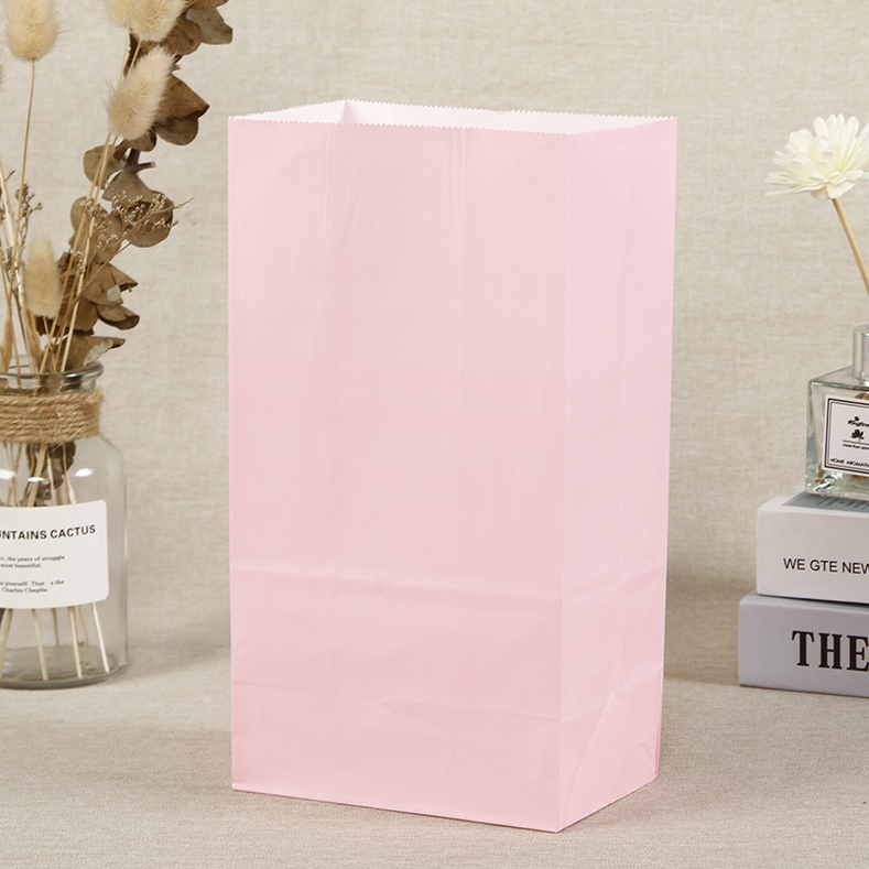 9*6*18CM Pink Open Paper Bag