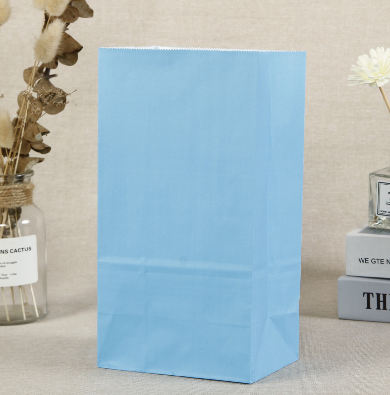 9*6*18CM Sky Blue Open Paper Bag