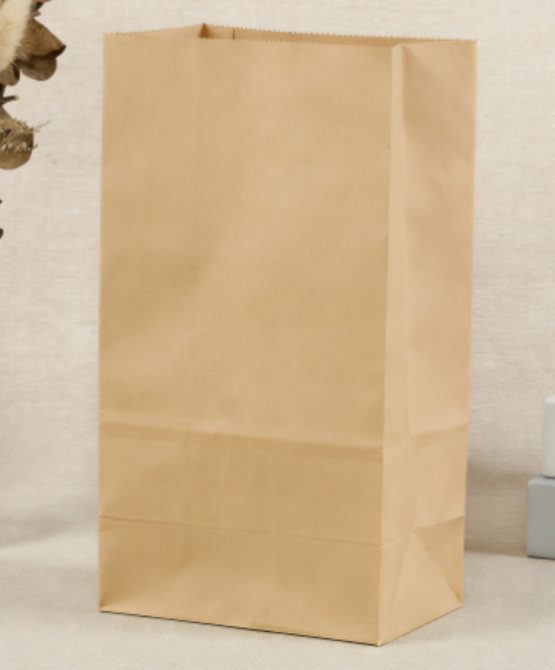 9*6*18CM Kraft Natural Open Paper Bag
