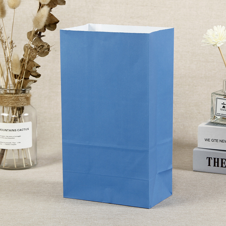 9*6*18CM Royal Blue Open Paper Bag
