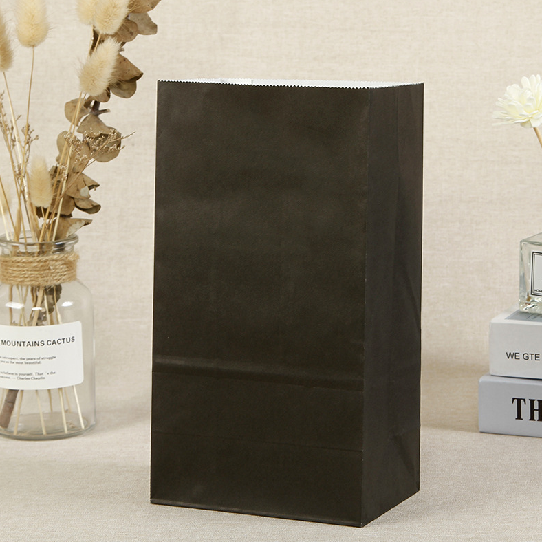 9*6*18CM Black Open Paper Bag