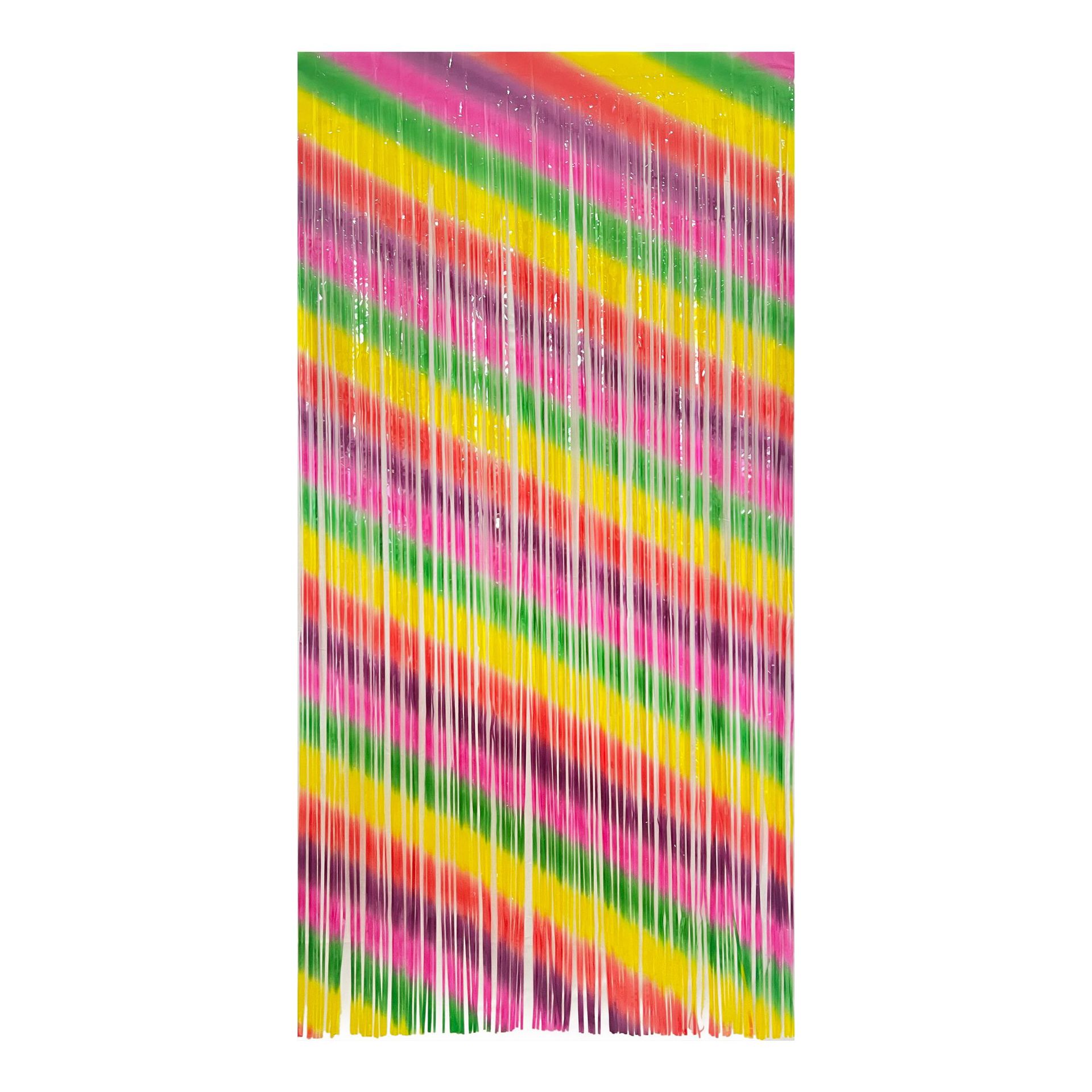 Tinsel Curtain Foil Curtain Macaron Color Series Dark Diagonal Gradient Effect