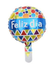 18 inch Colorful Round Aluminum Foil Balloon