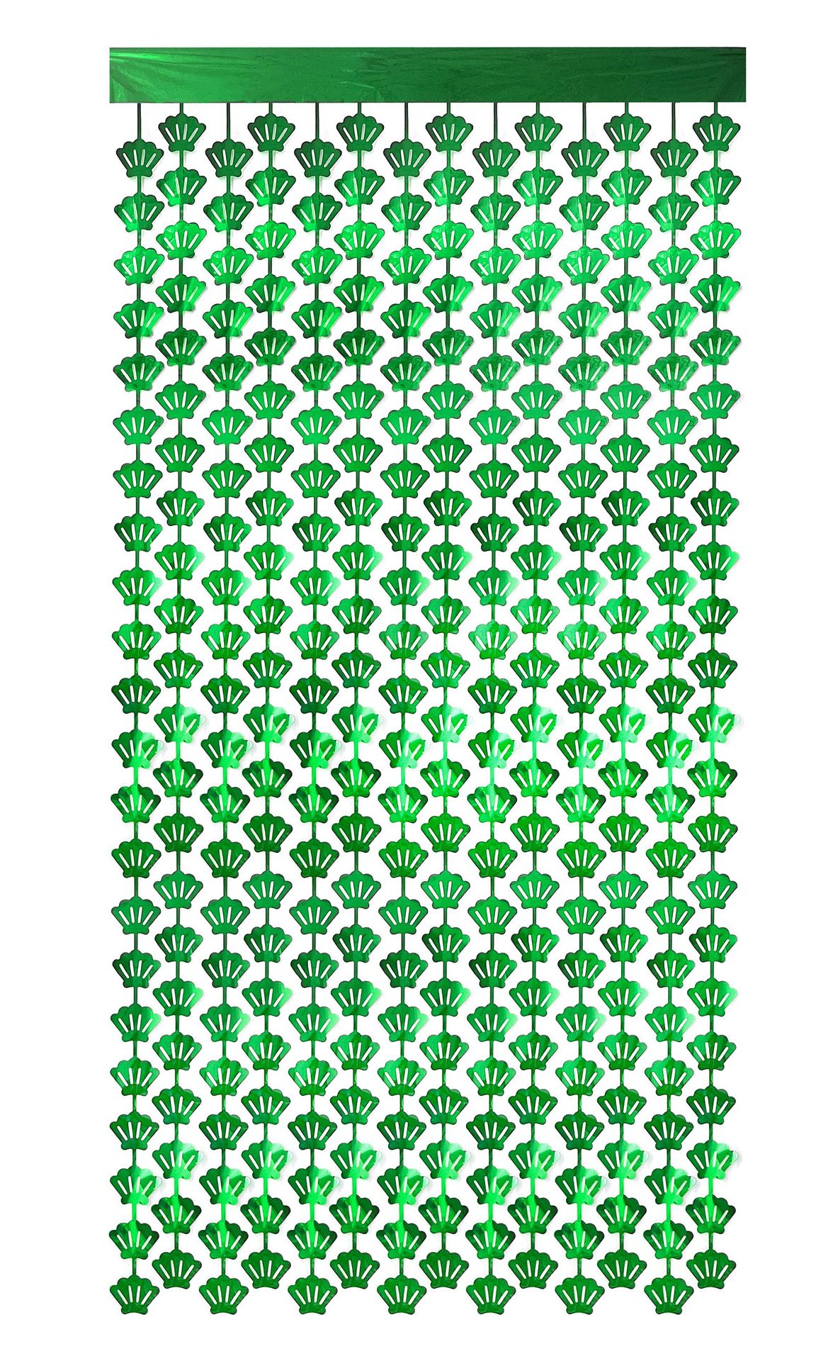 Light Shell 1*2m Green Tinsel Curtain