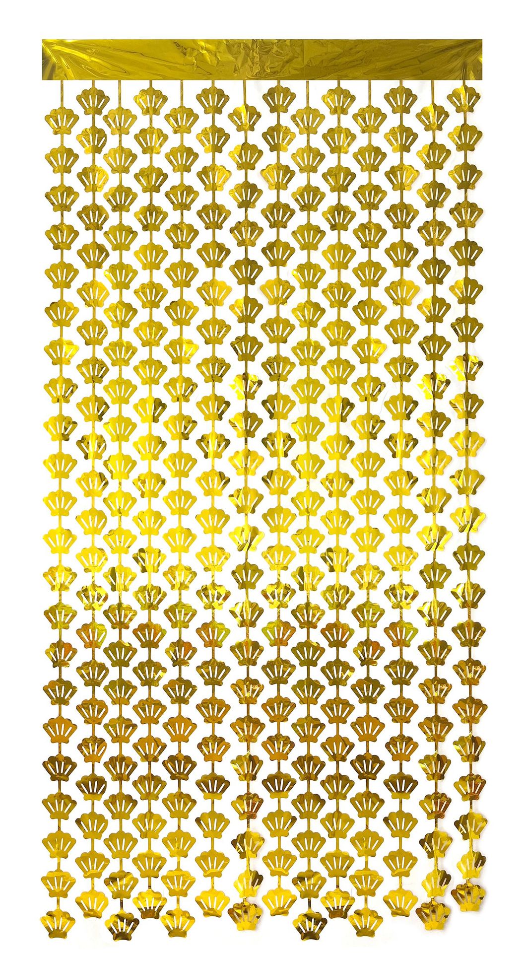 Light Shell 1*2m Gold Tinsel Curtain