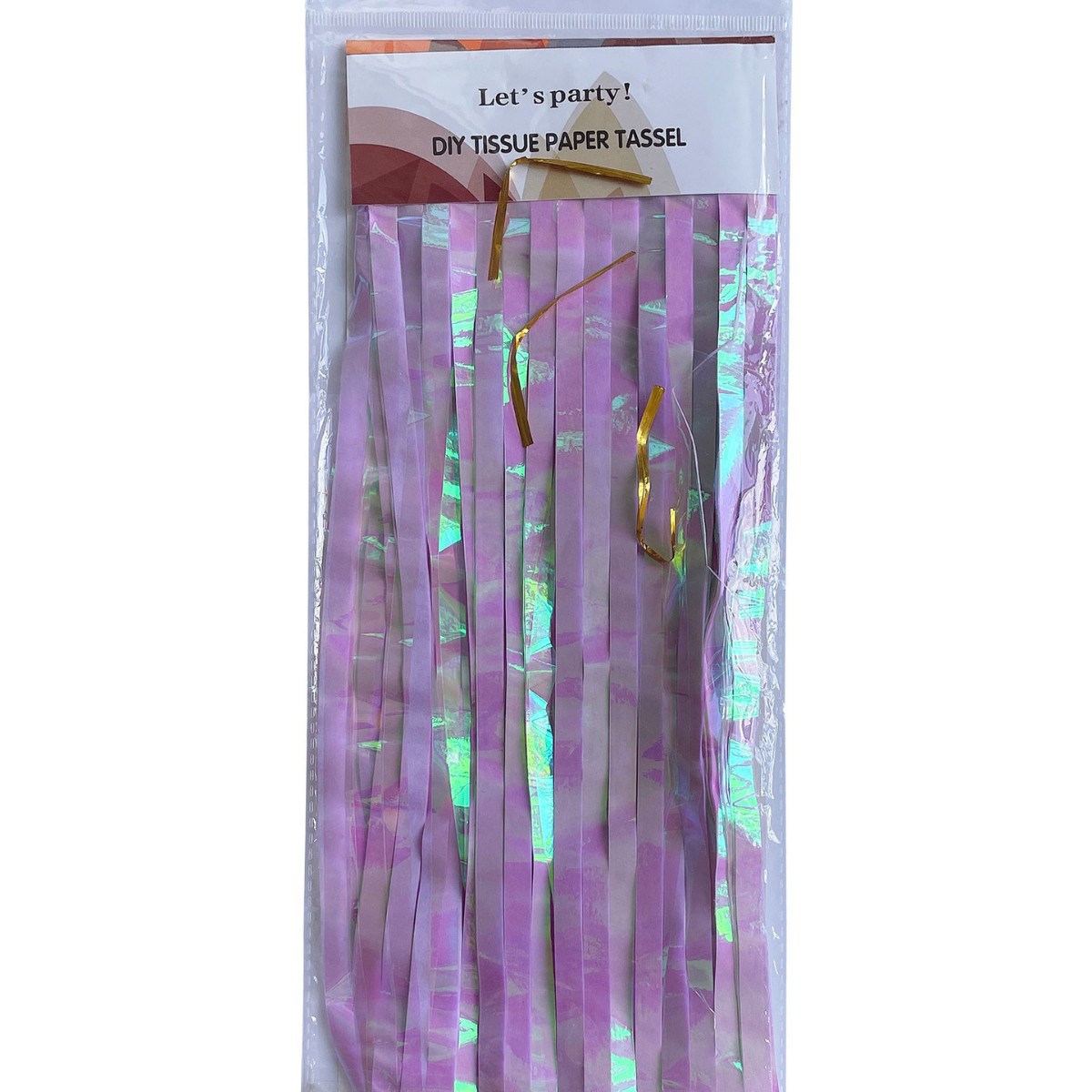  Dazzling Color 1*2m Purple Tinsel